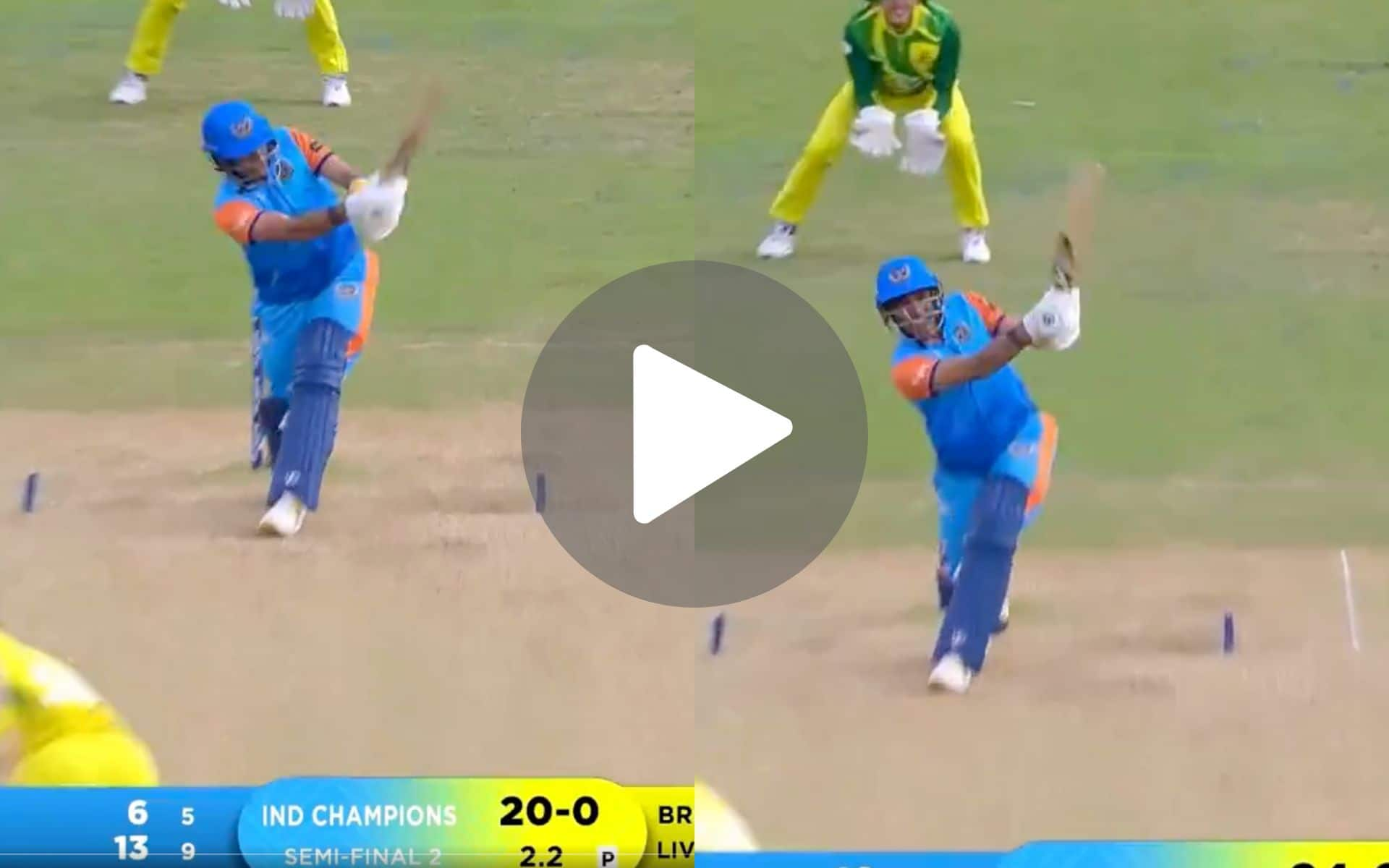 [Watch] Robin Uthappa Turns On 'Vintage RCB Mode' To Stun Brett Lee & Co In Legends League